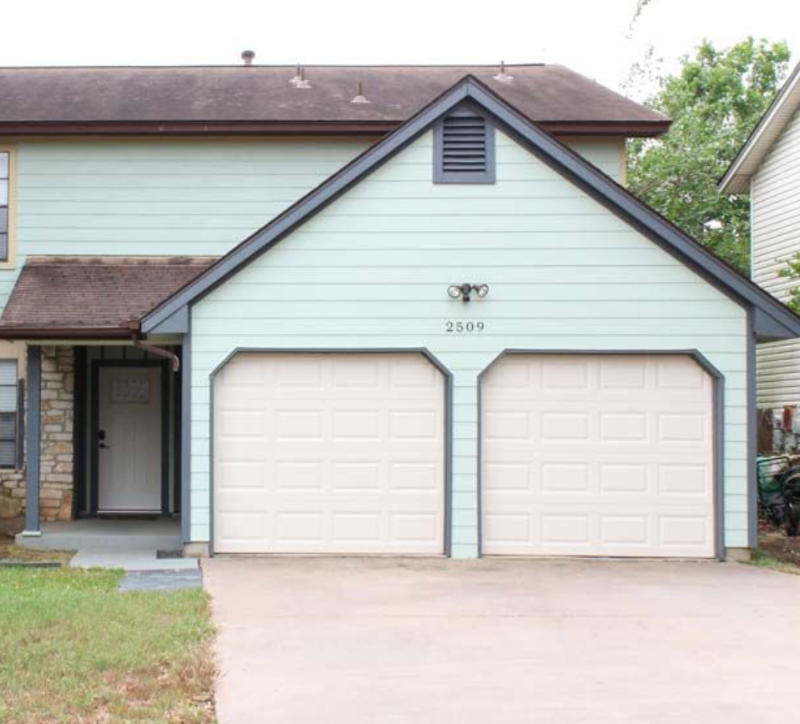 After, new A Frame siding
