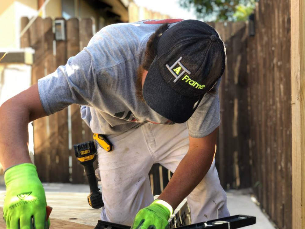 A Frame general contracting work
