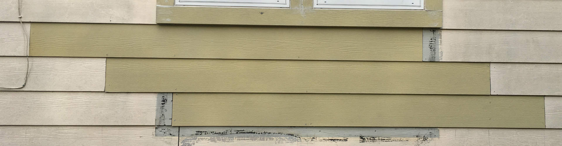 Exterior siding work